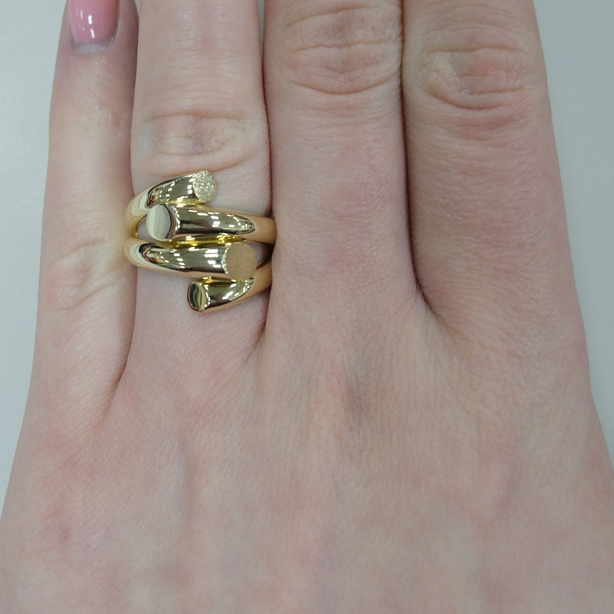 Кольцо из желтого золота